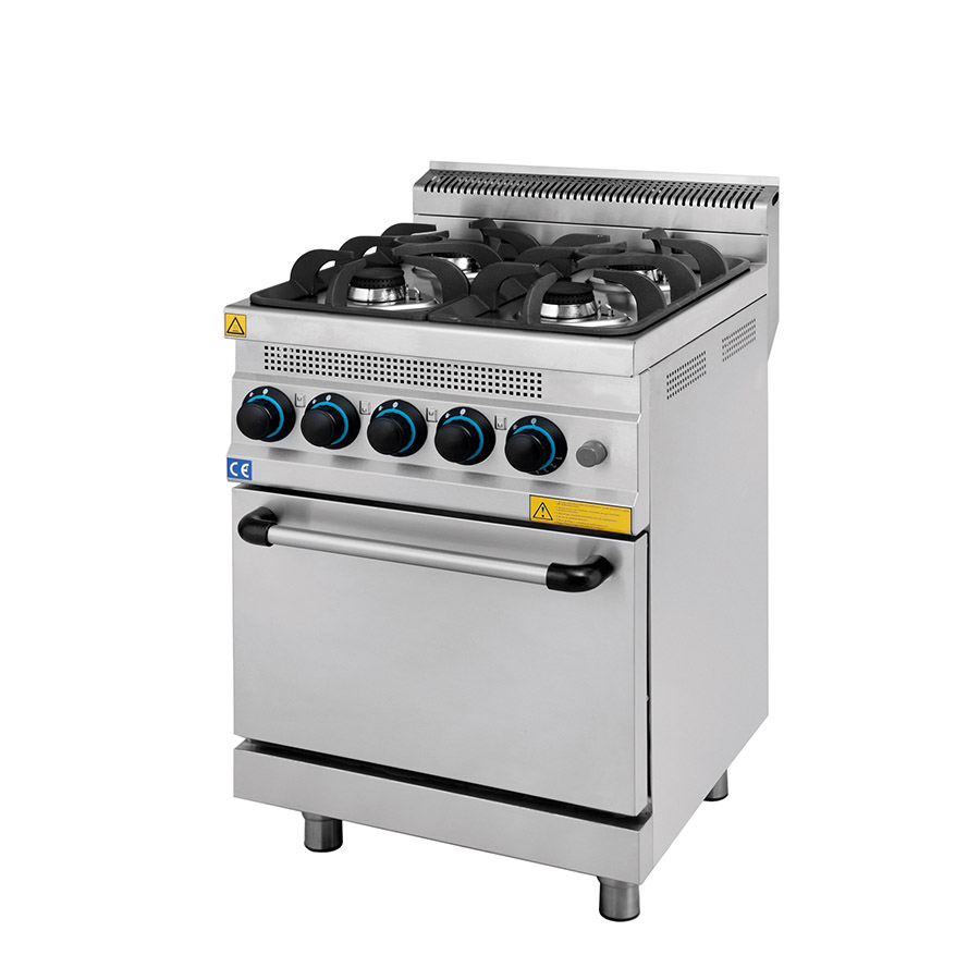 Gas Range 4 Burners With Oven