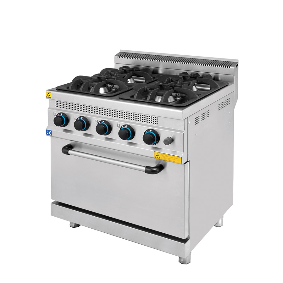 Gas Range 4 Burners With Oven